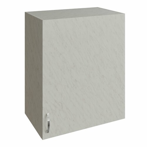 Шкаф навесной кухонный 50 белый мрамор