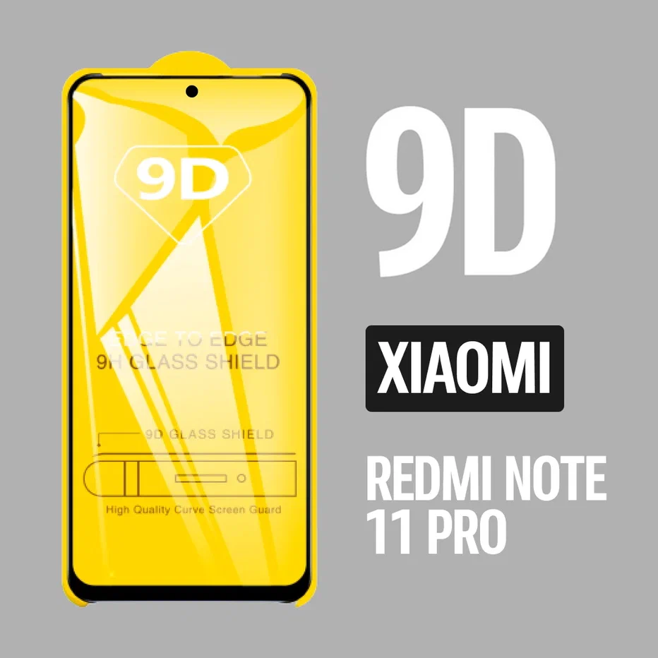 Защитное стекло для Xiaomi REDMI NOTE 11 Pro 5G / Ксиоми Редми Нот 11 про / 9D на весь экран