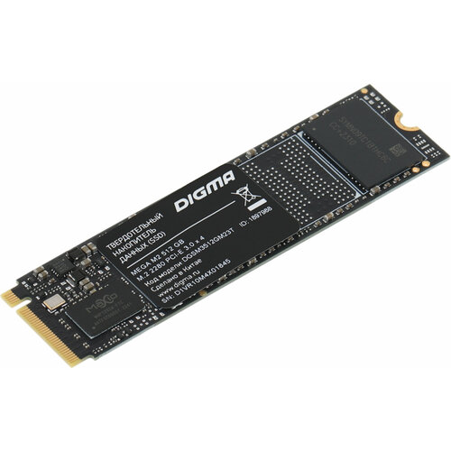 Накопитель SSD Digma 512Gb Mega M2 M.2 2280