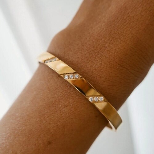 Изображение товара Жесткий браслет, Swarovski Zirconia, циркон, фианит
