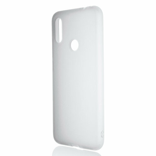 Силиконовый матовый полупрозрачный чехол для Xiaomi RedMi Note 7 белый силиконовый чехол коричневая такса на xiaomi redmi note 7