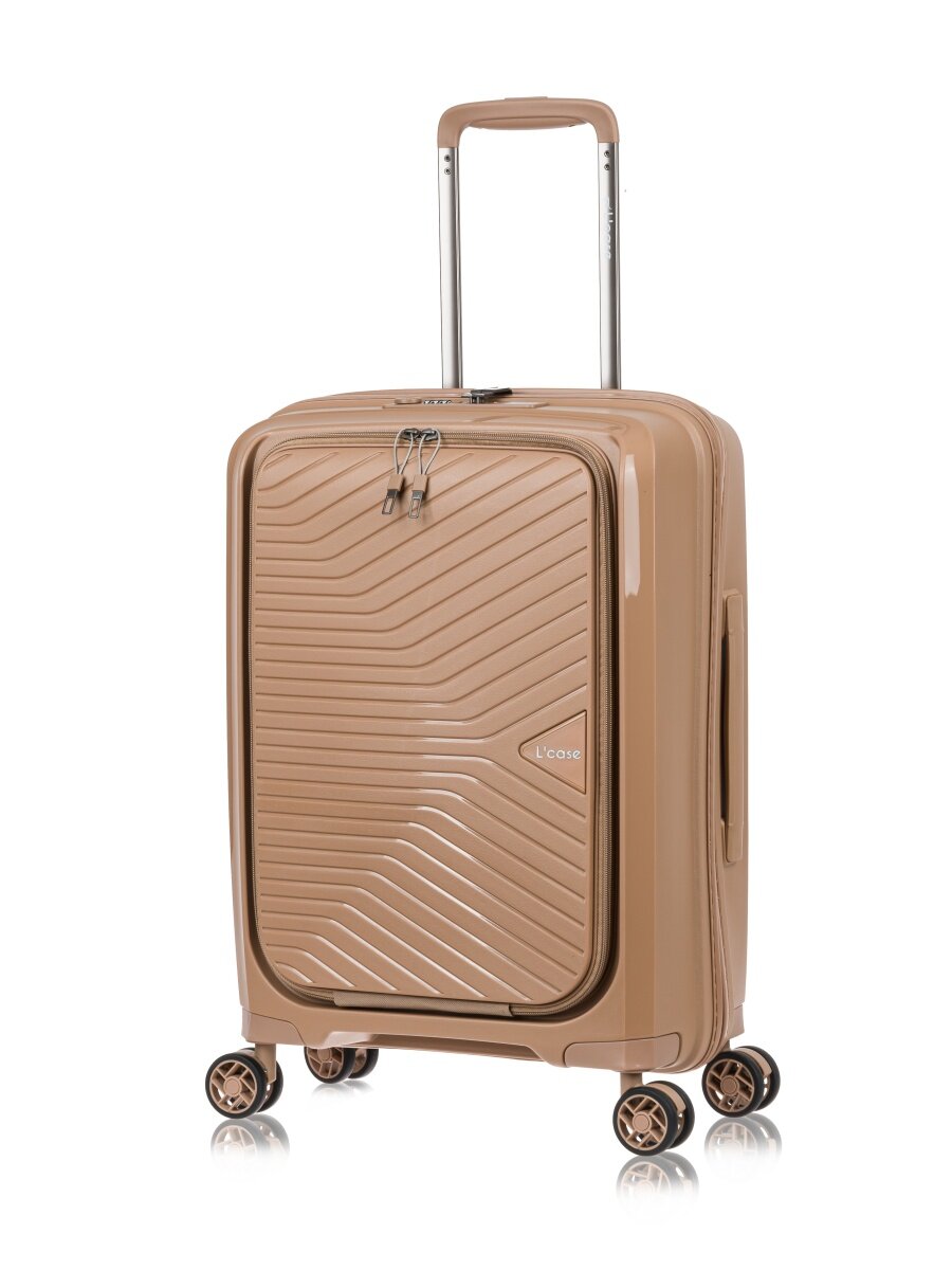 Чемодан L'case Tokyo, 47 л, размер S, кофе