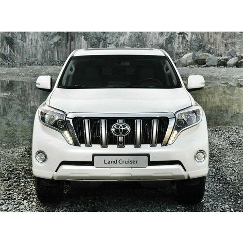Стекло для фары Toyota Land Cruiser Prado 150 рестайлинг 2013-2017 г. в. левое, правое (комплект из 2 шт.)