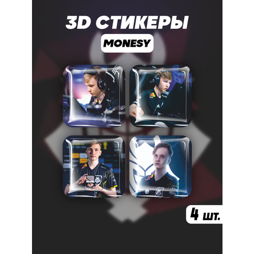 Наклейки на телефон 3D стикеры M0NESY монеси