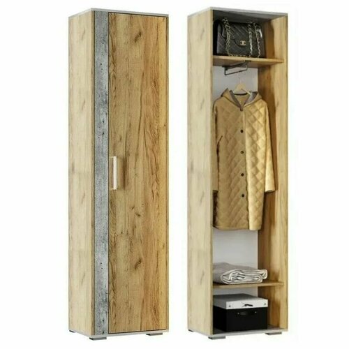 Шкаф кензо для прихожей крафтбетон 8590₽