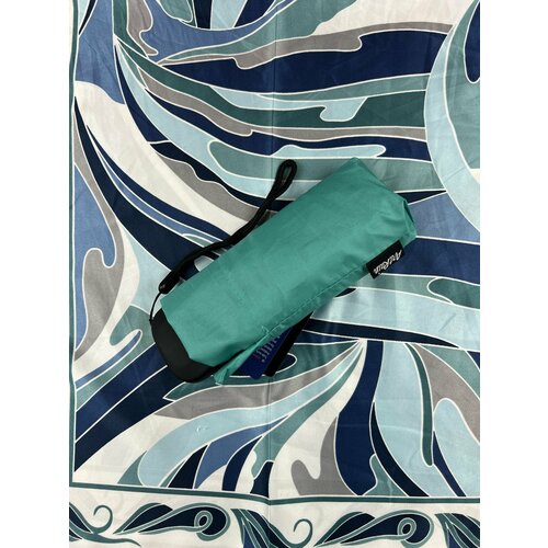 Подарочный женский набор компактный легкий зонт и шелковый платок в картонной крафтовой коробке