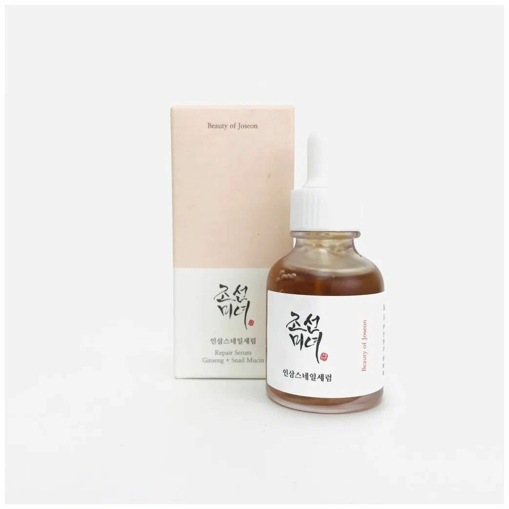 Укрепляющая сыворотка для лица с женьшенем и муцином улитки Beauty Of Joseon Revive Serum Ginseng + Snail Mucin,30 мл