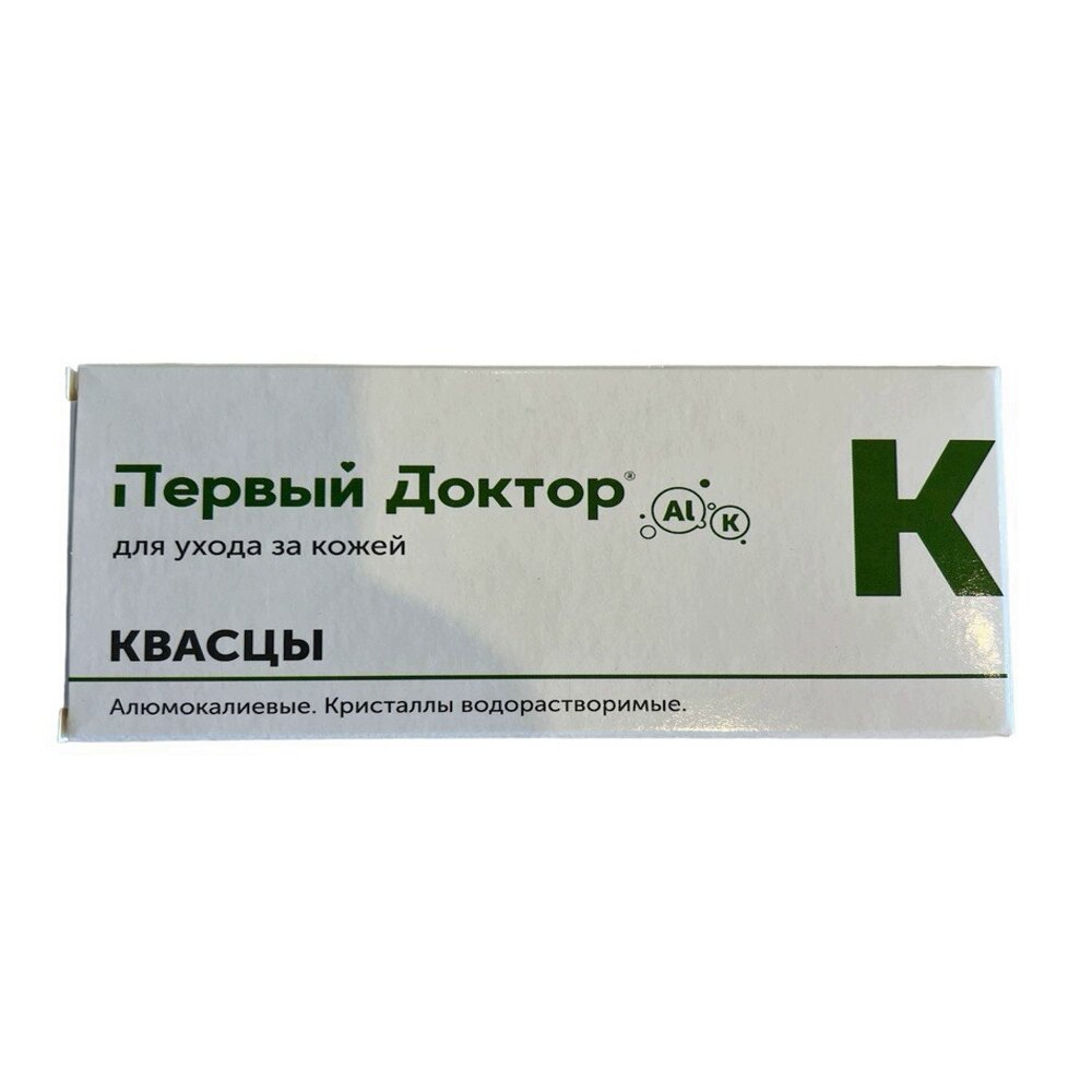 Изображение Квасцы Первый Доктор алюмокалиевые водорастворимые 100 гр, 1 шт
