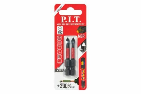 Бита ударная P.I.T. PH2x50 мм 2 шт в уп.(ASDR02-50PH2)