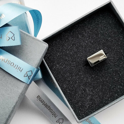 Кольцо Hitrospletenia серебристый 3506₽