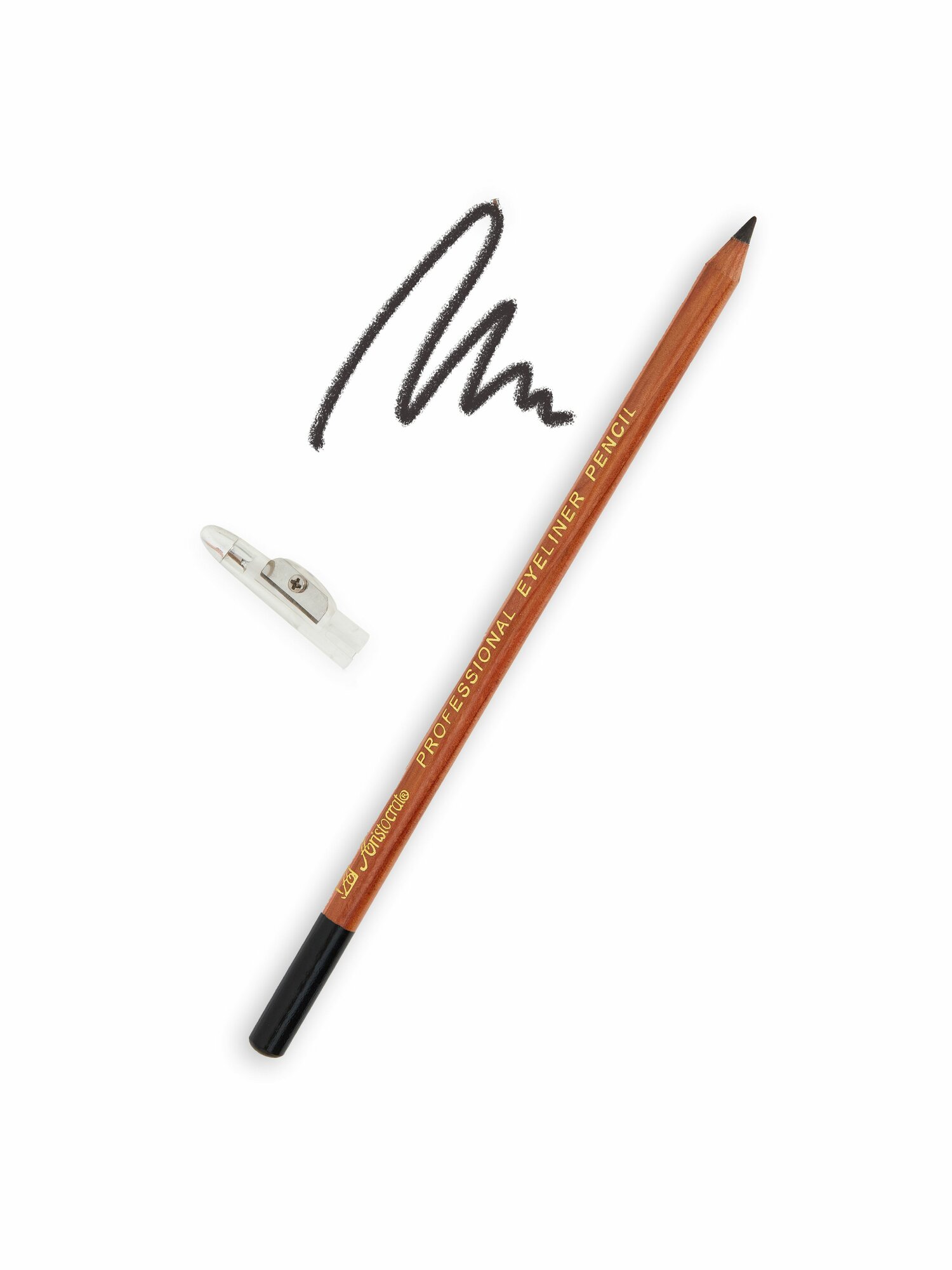 Карандаш Aristocrat для глаз с точилкой черный — фото 1