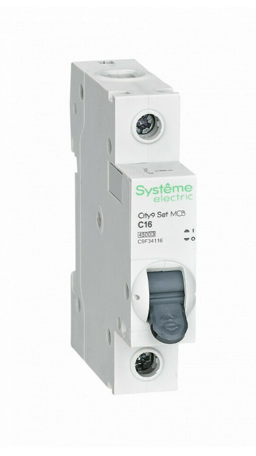 C9F34116 City9 Set Автоматический выключатель (АВ) С 16А 1P 4.5kA 230В
