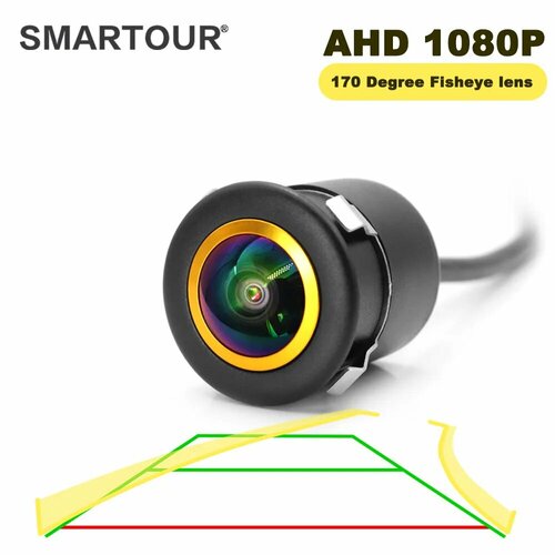 Smartour AHD 1080P Универсальная камера ночного видения с динамической траекторией парковочная линия HD автомобильная камера заднего вида резервная парковочная трековая камера 1708₽