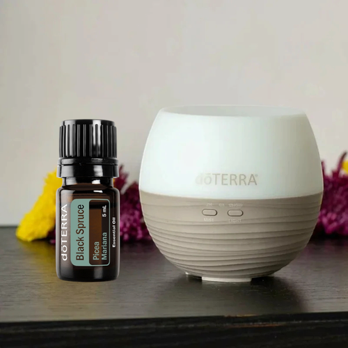 Увлажнитель воздуха ароматический диффузор Дотерра Лепесток doTerra с эфирным маслом Обитель abode 15 мл 12500₽