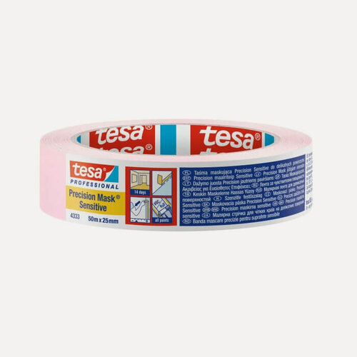 Изображение товара Лента малярная розовая Tesa 4333-18 (25мм*50м) упак (3 шт)