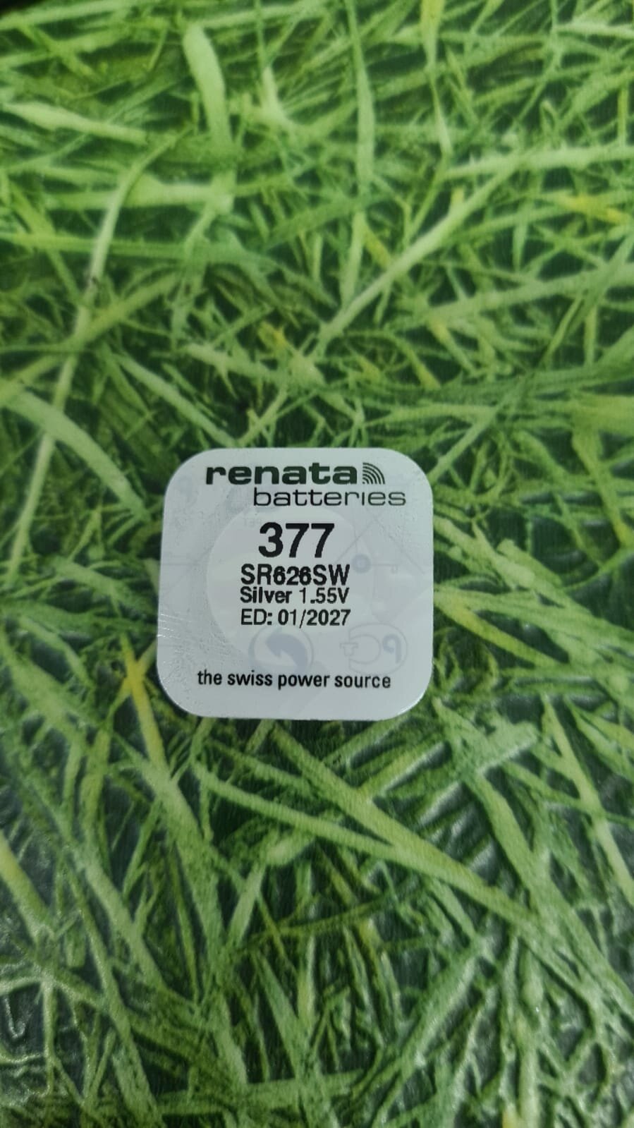 Батарейка Renata SR626SW, в упаковке: 1 шт.