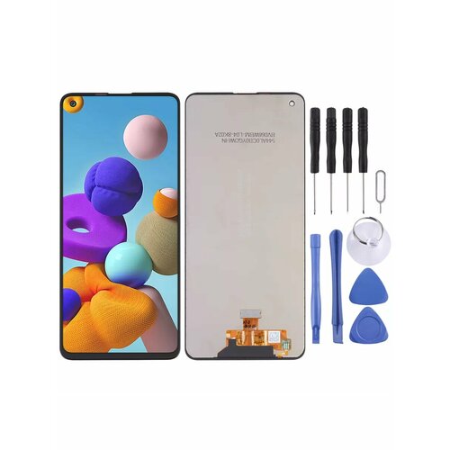 Дисплей Samsung Galaxy A21s самсунг + клей