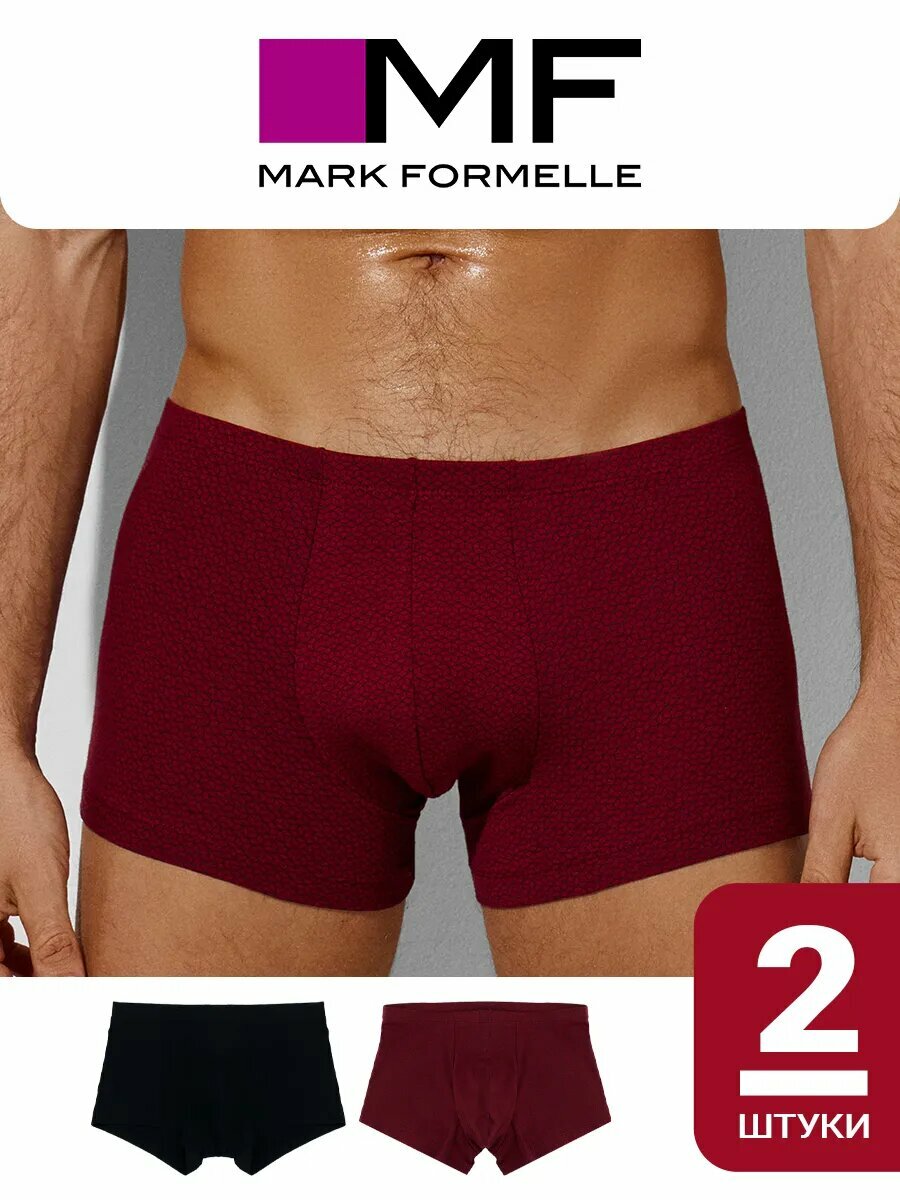 Трусы MARK FORMELLE Нижнее белье, комплект из 2 шт., размер 4XL, красный