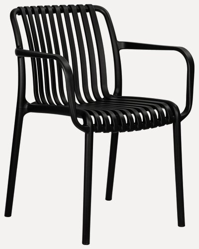 Изображение товара Набор 3 шт. Стул обеденный DOBRIN WALTER ARM, LMZL-PP776A, черный (B-03)