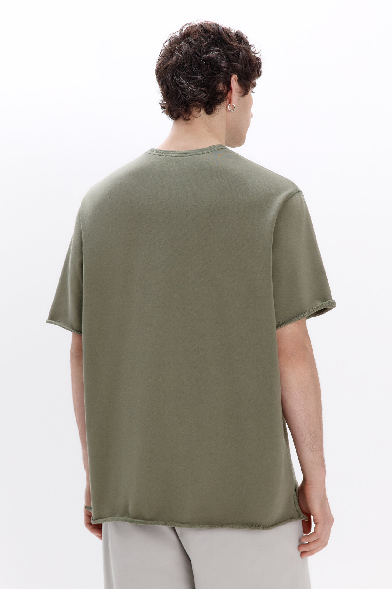 Футболка Befree, размер L, хаки/оливковый — фото 1