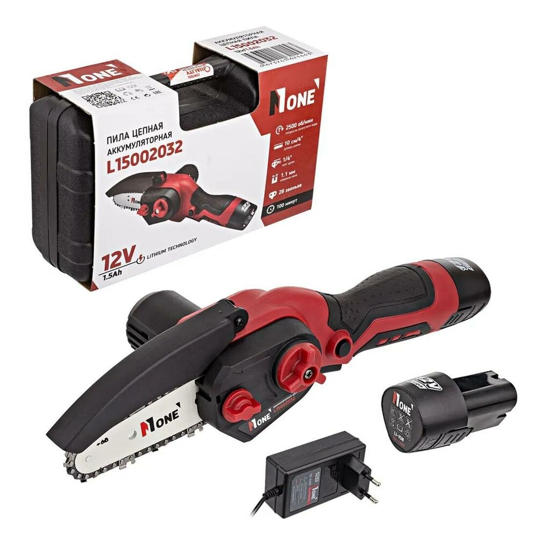 Аккумуляторная цепная пила NUMBER ONE L15002032