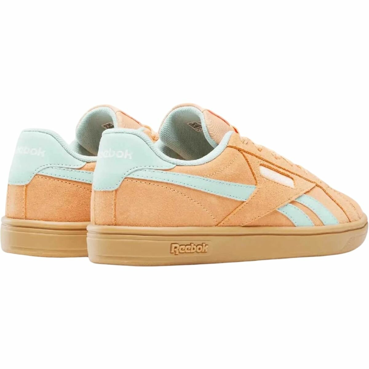 Кроссовки Reebok Court Retro W, полнота F, размер 5,5 US, оранжевый/бирюзовый/розовый — фото 1