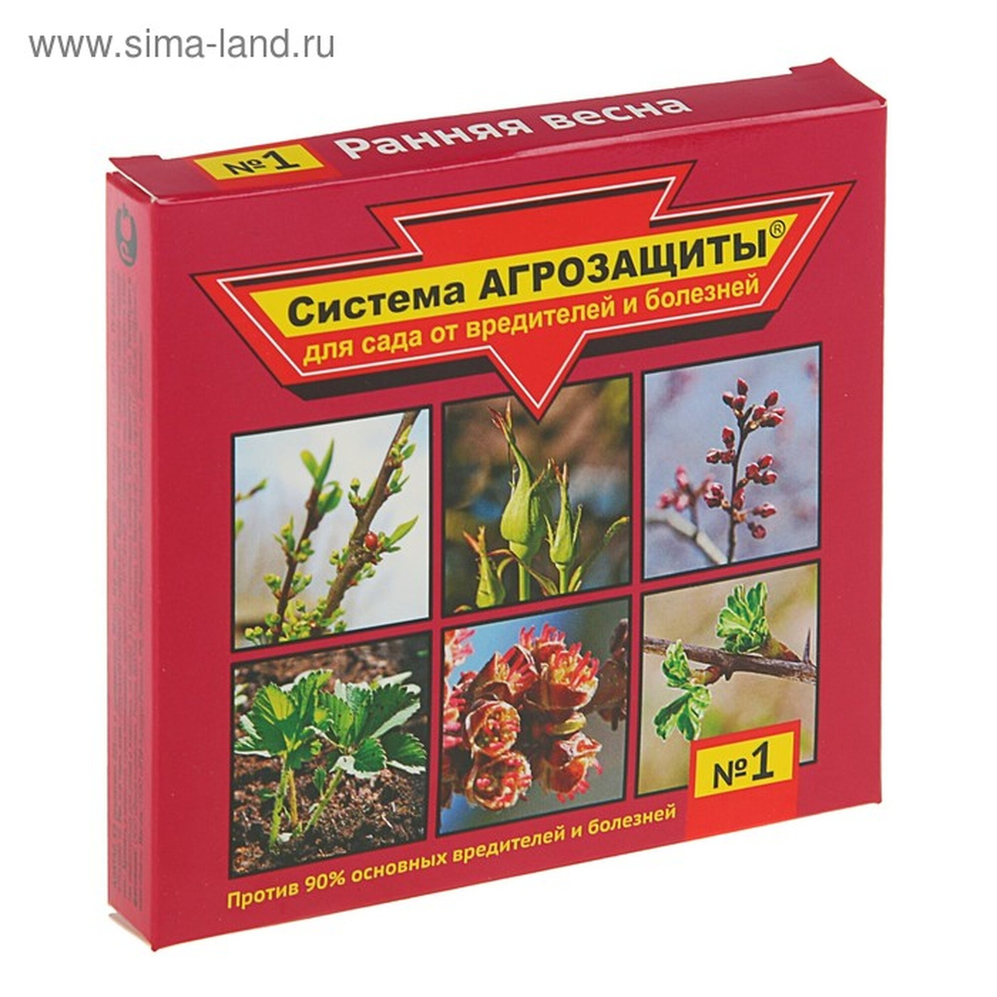 Система Агрозащиты  1 для сада от вредителей и болезней  Ранняя весна 