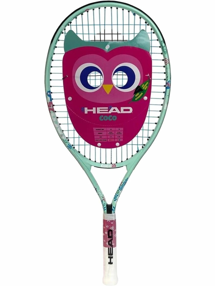 Ракетка Head Coco 25 зеленый Композитный материал 235804SC07