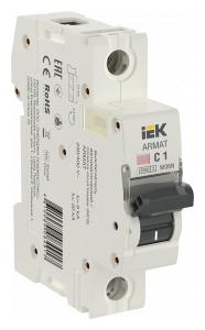 Выключатель автоматический 1п C 1А M06N ARMAT | код AR-M06N-1-C001 | IEK (5шт. в упак.)