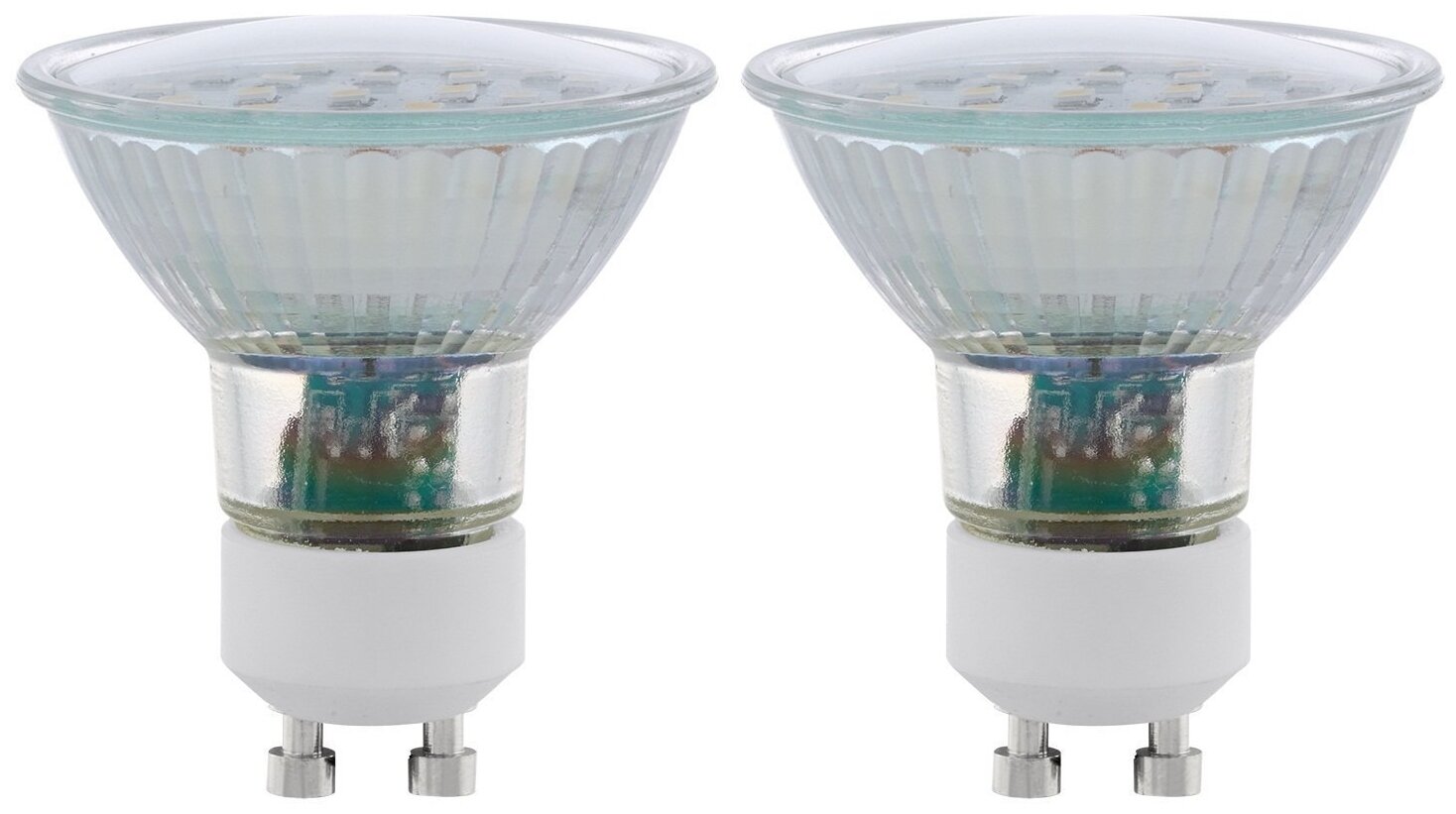 Лампа светодиодная Eglo GU10 3W 3000K прозрачная 11427 - фотография № 2