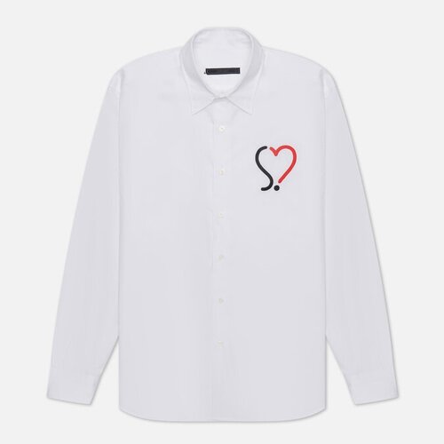 фото Мужская рубашка sophnet. heart regular collar big белый, размер m