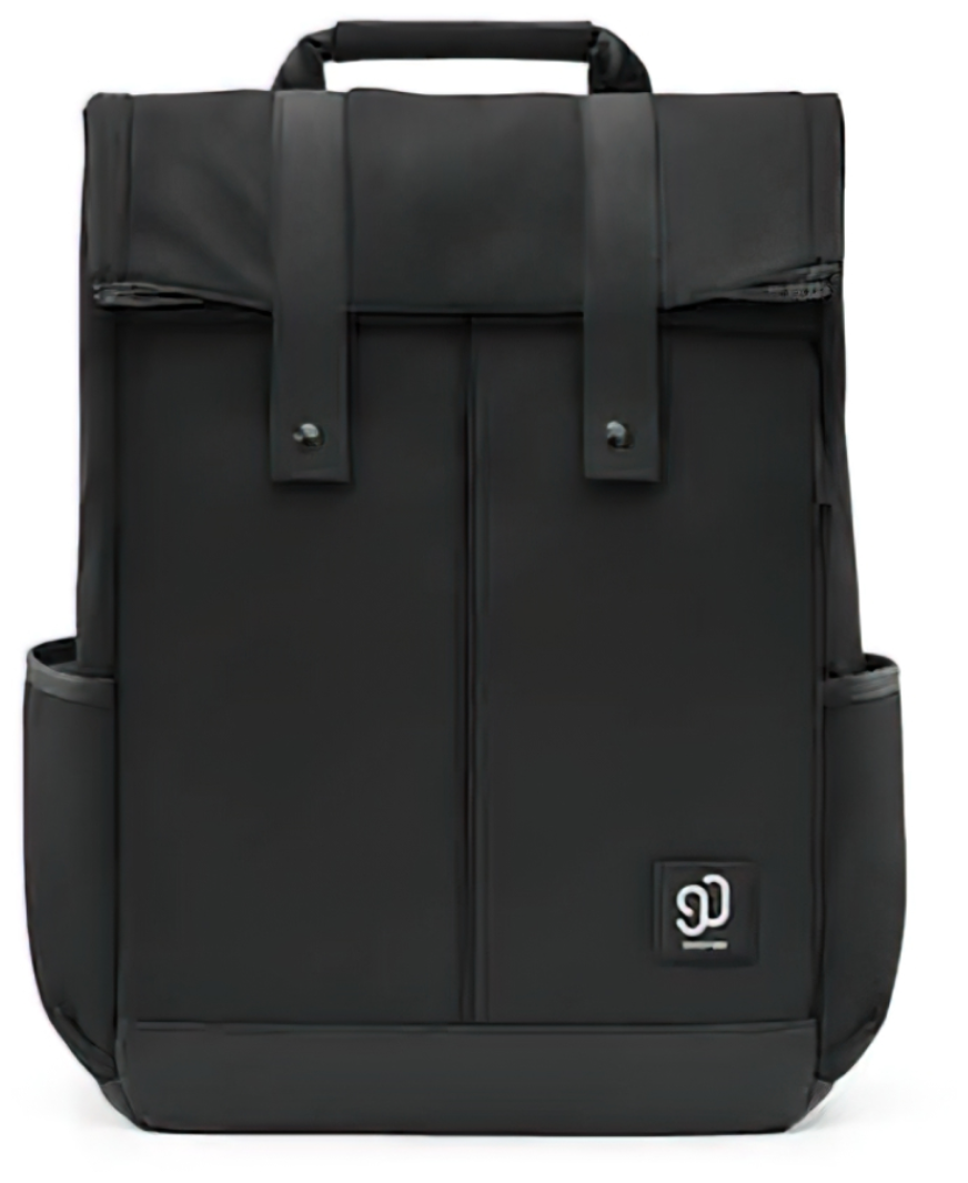  90 Points Vibrant College Casual Backpack Black