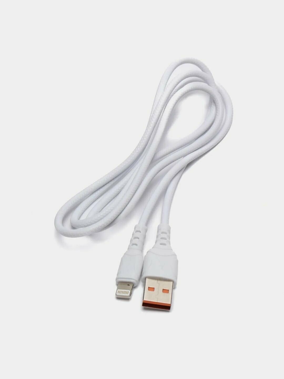 Кабель USB - microUSB для мобильных устройств Denmen D01V 24А White