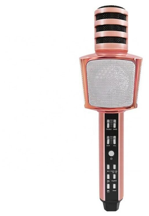 Беспроводной караоке-микрофон SDRD SD-17 розовое золото