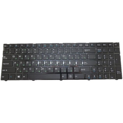 Клавиатура для ноутбука DNS Pegatron C15, C15B, C17A / Dexp C17B черная клавиатура для ноутбука dns a17hc черная v 1