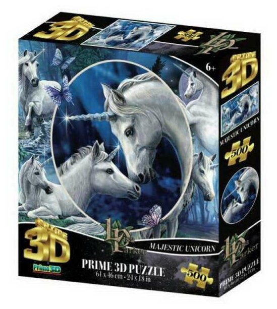 Пазл Prime 3D Коллаж "Единороги» 500 элементов 32532-SBM