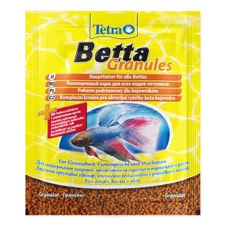 TetraBetta Granules корм для рыб в гранулах 5г (sachet) - фотография № 20