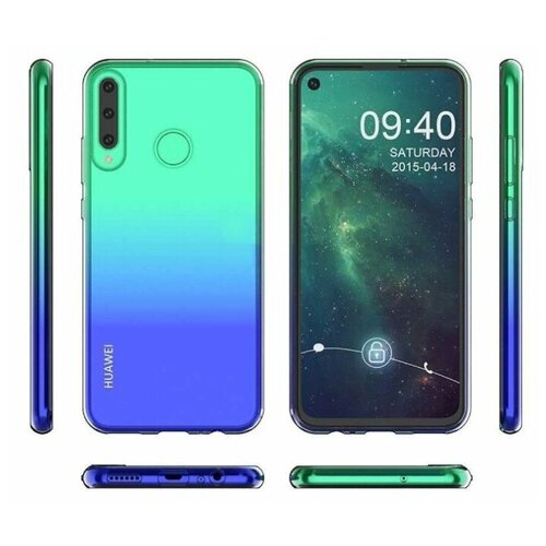 фото Чехол для huawei p40 lite e & honor 9c / чехол на хонор 9с и хуавей р40 лайт е прозрачный oem