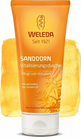 Weleda Облепиховый тонизирующий гель для душа, 200 мл, Weleda