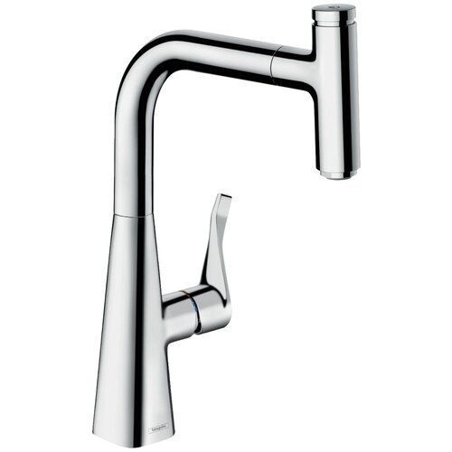 Смеситель для кухни Hansgrohe Metris Select M71 73802000 Хром смеситель hansgrohe metris 31442000 хром хром