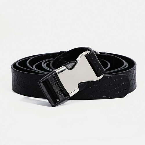 фото Ремень сима-ленд, размер 200, черный сима-лэнд