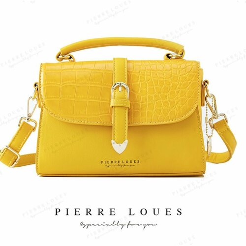 Сумка мессенджер Pierre Loues, желтый