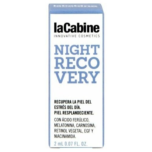LA CABINE - NIGHT RECOVERY AMPOULES концентрированная сыворотка в ампулах для интенсивного ночного восстановления 1х2мл