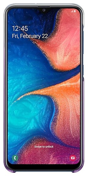 Чехол-крышка Samsung для Galaxy A20, поликарбонат, розовый - фото №3