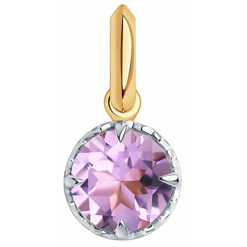 фото Подвеска diamant из золота с аметистом 51-330-01770-3