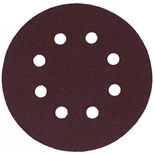 Курс Круг наждачный с липучкой с отверстиями 125 мм набор 5 шт Р240 курс 39789