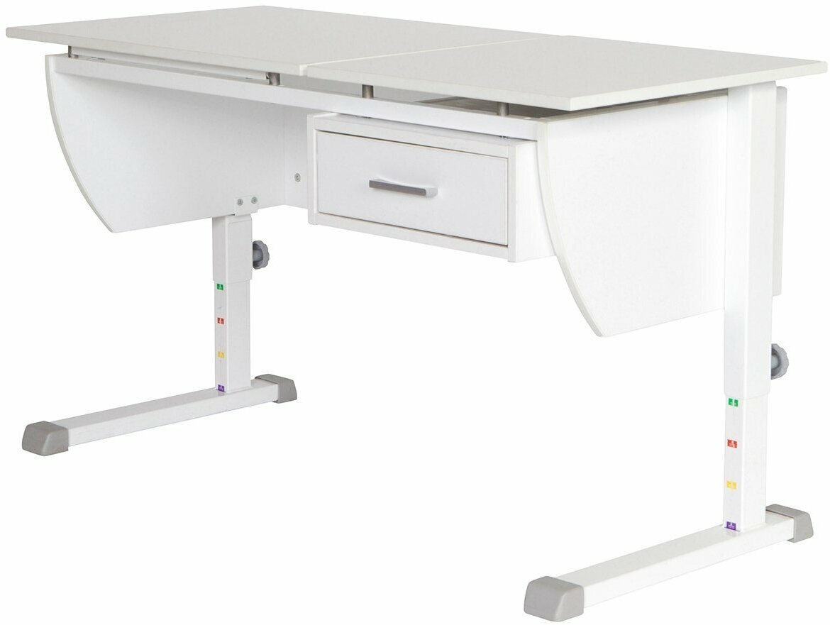Ученический стол Hoff Осанка 120 ТБТ, 120х52х56 см, цвет белый