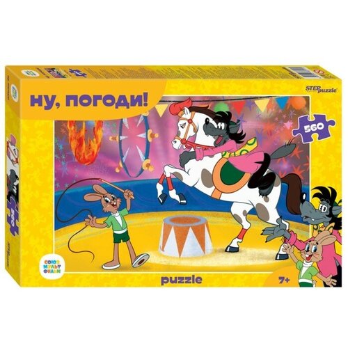 Пазл «Ну, погоди!», 560 элементов пазл 560 эл ну погоди 78111 степ пазл 9645879