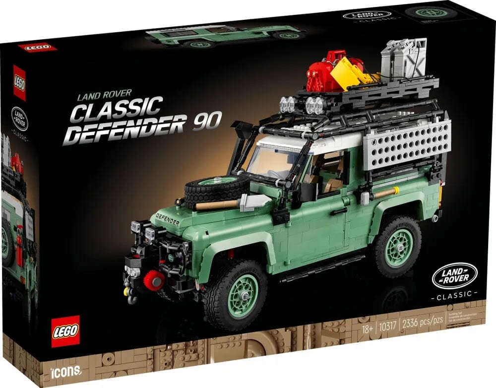 Конструктор LEGO Icons 10317 Land Rover Classic Defender 90