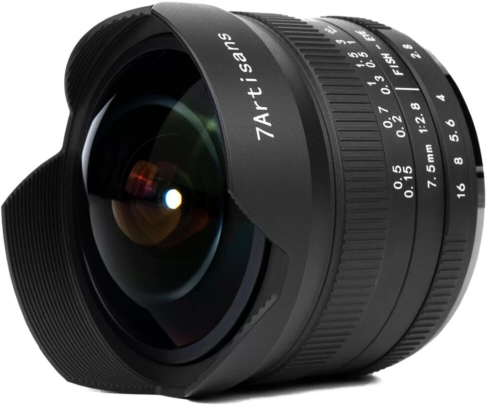 Объектив 7Artisans 7.5mm F2.8 II Fisheye X-mount A303B-II